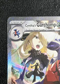 Pokemon TCG Destined Rivals Cynthia's Garchomp EX Card | SIR Holo #232/182 - Image 2