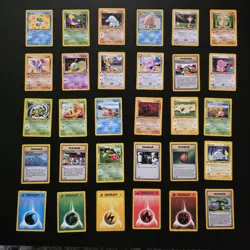 Pokemon Neo Genesis 1st Edition 30 Card Bulk Lot No Duplicate LP MP WOTC TCG - Image 1