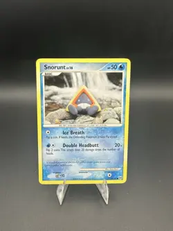 Pokemon TCG 2009 Yuka Morii MP+ Snorunt Regular Common Card 75/99 Arceus - Image 1