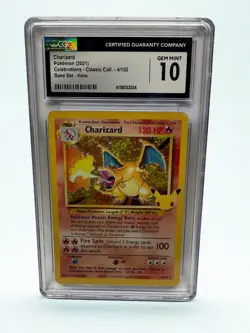 Pokemon Charizard 4/102 Celebrations Classic Collection Base Set Holo CGC 10 - Image 1