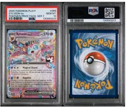 PSA 10 Sylveon ex 086/191 Prize Pack: Series 7 Pokemon Play! 2025 - Image 3