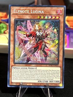Elfnote Lucina - BPRO-EN010 - Secret Rare Yugioh - Pack Fresh MINT Condition - Image 1