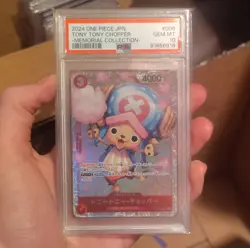 Namco Tony Tony.Chopper EB01-006 Memorial Collection Foil PSA 10 Japanese - Image 1