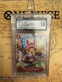 One Piece Starter Deck Gear 5 Chopper Alt Art St21-008 CGC 10 - Image 1
