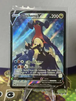 Pokemon TCG Roaring Moon ex, Garchomp V, Celebi V Holo Card Lot - Image 5