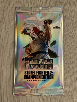 2025 STREET FIGHTER 2 CHAMPION EDITION PROMO CARD SEALED PACK! PSA EXCLUSIVE - Image 1