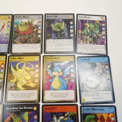 Lot of 21 Neopets TCG Cards w/ Holo Foil Rares - Lost Desert - Haunted Woods - Image 3