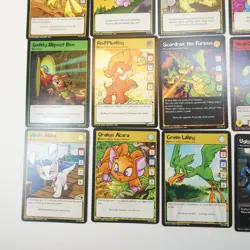 Lot of 21 Neopets TCG Cards w/ Holo Foil Rares - Lost Desert - Haunted Woods - Image 4