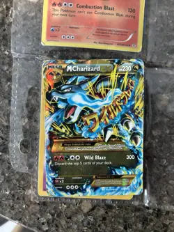 2014 Pokemon TCG Mega M Charizard EX 108/106 XY Flashfire Secret Rare Card - Image 1