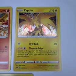 Articuno, Zapdos, Moltres Cosmos Holo 3 CARD SET 021/172 036/195 48/185 NM SWIRL - Image 2