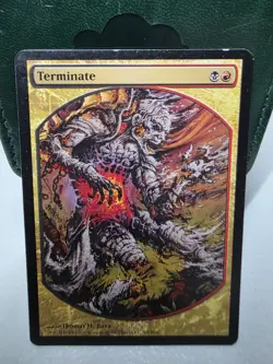 Terminate x1 MTG Textless Promo Player Rewards 1x Magic Excellent Light Play - Image 1