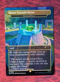 Master Emerald Shrine 7030 | Near Mint FOIL | Secret Lair Drop SLD Magic MTG - Image 1