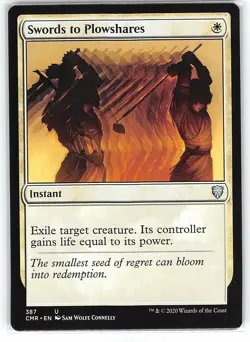 Swords to Plowshares *Uncommon* Magic MtG x1 Commander Legends - Image 1