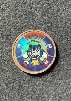 Pokemon Battle Coin #61 Poliwhirl Metal Hasbro Nintendo - Image 1