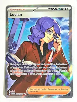 Lucian 208/167 Ultra Rare Twilight Masquerade Pokemon Pack Fresh - Near Mint NM - Image 1