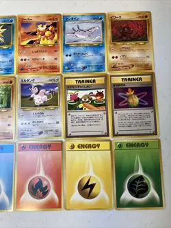 Japanese Pokemon TCG Lot 15 Neo Genesis Old Back Sudowoodo Miltank Seadra Magmar - Image 3