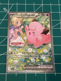 2025 Pokemon Lillie's Clefairy ex 184/159 SV09: Journey Together (JTG) - Image 1