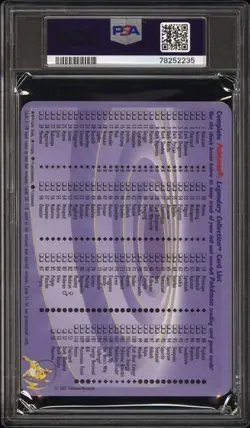 Pokemon Dark Raichu 2002 Legendary Collection Box Topper #S3 PSA 6 - Image 2