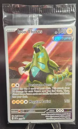 Iron Thorns SVP 098 Sealed Black Star Promo Holo Pokemon TCG - Image 1