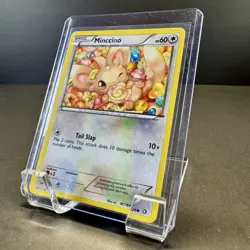Pokemon TCG Minccino Legendary TreasuresRadiant rc18/rc25 LP+/NM Holofoil - Image 1