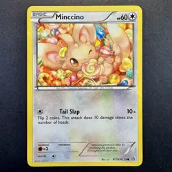 Pokemon TCG Minccino Legendary TreasuresRadiant rc18/rc25 LP+/NM Holofoil - Image 2