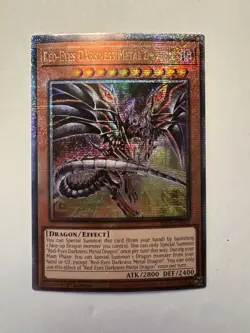 Red-Eyes Darkness Metal Dragon Alt Art WCR RA04-EN003 Yugioh! Stampede! NM - Image 1
