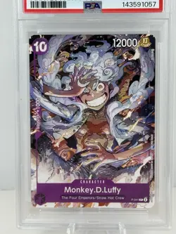 2023 ONE PIECE MONKEY D. LUFFY PIRATE PARTY VOL. 5 PSA 10 Promo P-041 English - Image 2