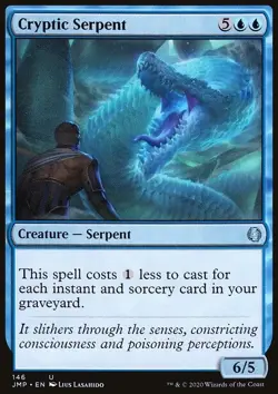 Cryptic Serpent - Non-Foil - Jumpstart - 146 | MTG Card - Image 3