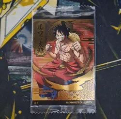 PREORDER Monkey D. Luffy No.6-01 Japanese One Piece Wafer Card Sealed - Image 1