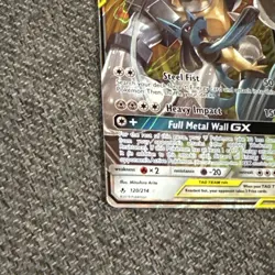 Pokemon Lucario and Melmetal GX SM Unbroken Bonds Card 120/214 Tag Team - Image 3