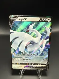 Pokemon TCG Lugia V SWSH301 Black Star Promo Card Sword & Shield - Image 1