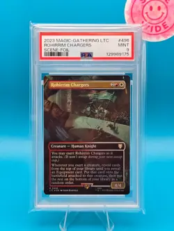 PSA 9 - 2023 MAGIC THE GATHERING LTC, 496 ROHIRRIM CHARGERS SCENE-FOIL - Image 1