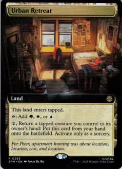 MTG Urban Retreat (Extended Art) (283) | NM | Spider-Man {SPM} - Image 1
