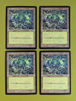 Forest (347) x4 Urza's Saga 4x Playset Magic the Gathering MTG - Image 1