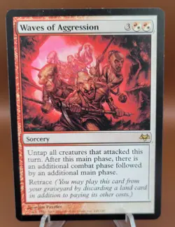 Waves of Aggression x1 MTG Eventide Magic Light Play LP English - Image 1