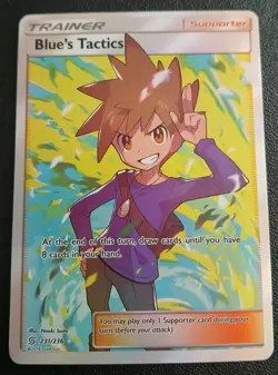 Pokemon TCG Blues Tactics Full Art 231/236 Unified Minds - Image 1
