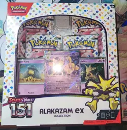Pokemon TCG Scarlet & Violet 151 Alakazam ex Collection Booster Box English - Image 1