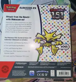 Pokemon TCG Scarlet & Violet 151 Alakazam ex Collection Booster Box English - Image 2