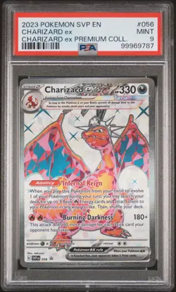 2024 Pokemon Scarlet & Violet Charizard ex #56 Black Star Promo PSA 9 - Image 1