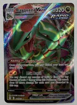 Pokemon Evolving Skies Rayquaza VMAX 111/203 Ultra Rare NM - Image 1