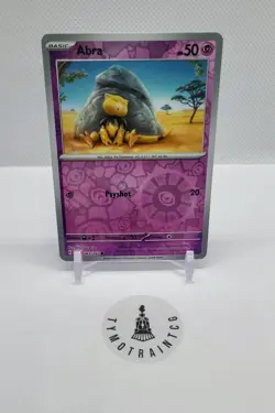 Pokemon - Abra - Scarlet & Violet-151 - 063/165 Reverse Holo - Image 1