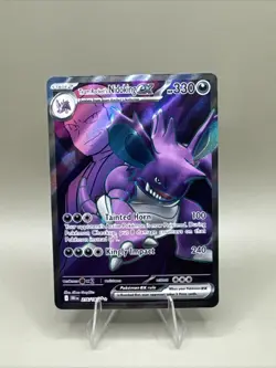 Team Rockets Nidoking ex 216/182 - Pokemon TCG - Destin Rivals - NM - Image 1
