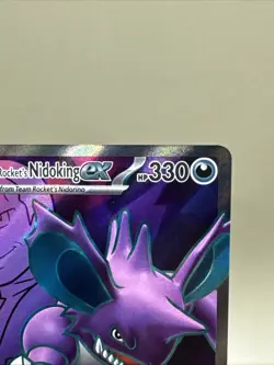 Team Rockets Nidoking ex 216/182 - Pokemon TCG - Destin Rivals - NM - Image 3