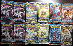 🔥 12 Packs !!! Pokemon Brilliant Stars and Violet Paradox Rift NEW #2 - Image 1