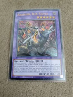 Yugioh Azamina Ilia Silvia Ultimate Rare OP28-EN003 NM - Image 1