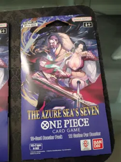 (2) PACKS ! One Piece OP14 EB04 The Azure Sea's Seven Sleeved Booster Lot Of 2 - Image 3