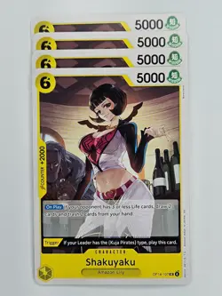 One Piece - 4x OP14-107 Shakuyaku - Uncommon - Image 1