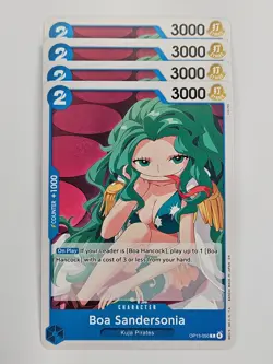 One Piece - 4x OP13-050 Boa Sandersonia - Common - Image 1