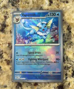 Pokemon Leafeon EX 144/131 SIR from Prismatic Evolutions + 5 Additional Cards - Image 5