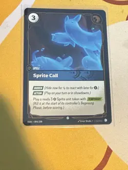 Riftbound - Sprite Call - 094/298 Origins League of Legends Card Mind Spell Foil - Image 1